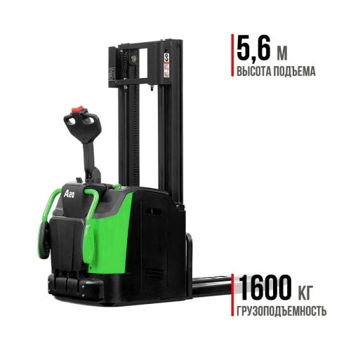 Штабелер с платформой премиум НС CDD16-AC1S-l-VFHM550 Юликон, техническая поддержка промышленных предприятий